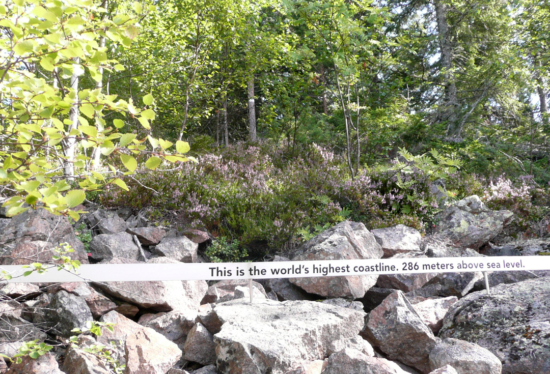 Skuleberget - Effet du rebond isostasique